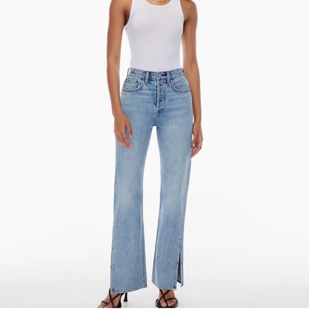 Denim Forum The Joni High Rise loose Jeans size 28